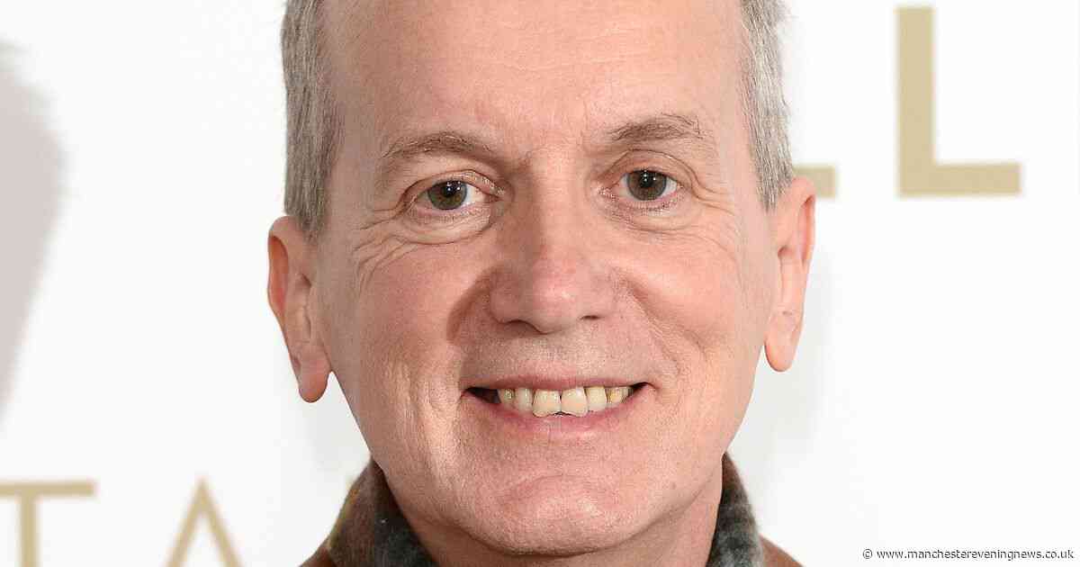 Frank Skinner walks down the aisle to tune of Manchester legends after partner rejected his proposals four times