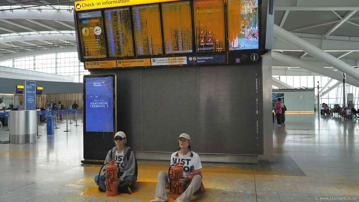 Just Stop Oil protesters spared jail after failed Heathrow disruption