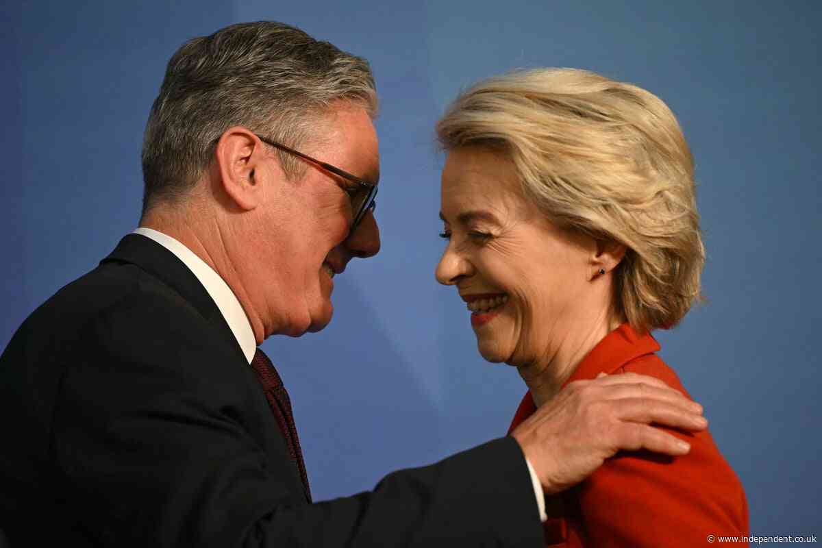 Starmer in 11th hour Brexit reset talks with Macron and Ursula von der Leyen to secure crucial deal
