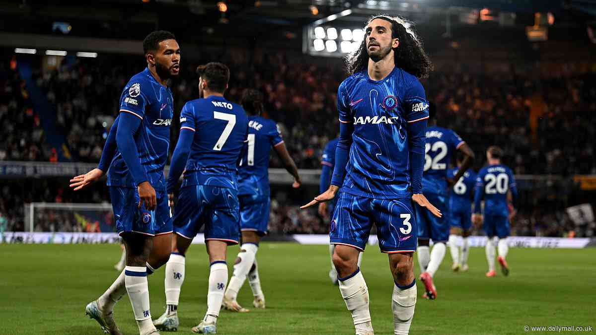 Chelsea 1-0 Manchester United: Marc Cucurella secures crucial win for Blues in race for Champions League - as Red Devils suffer 18th defeat of the season