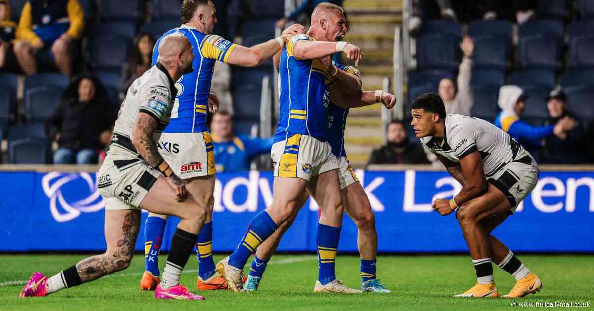 Ryan Hall wins Leeds Rhinos humdinger at the death and confines Hull FC to cruel defeat