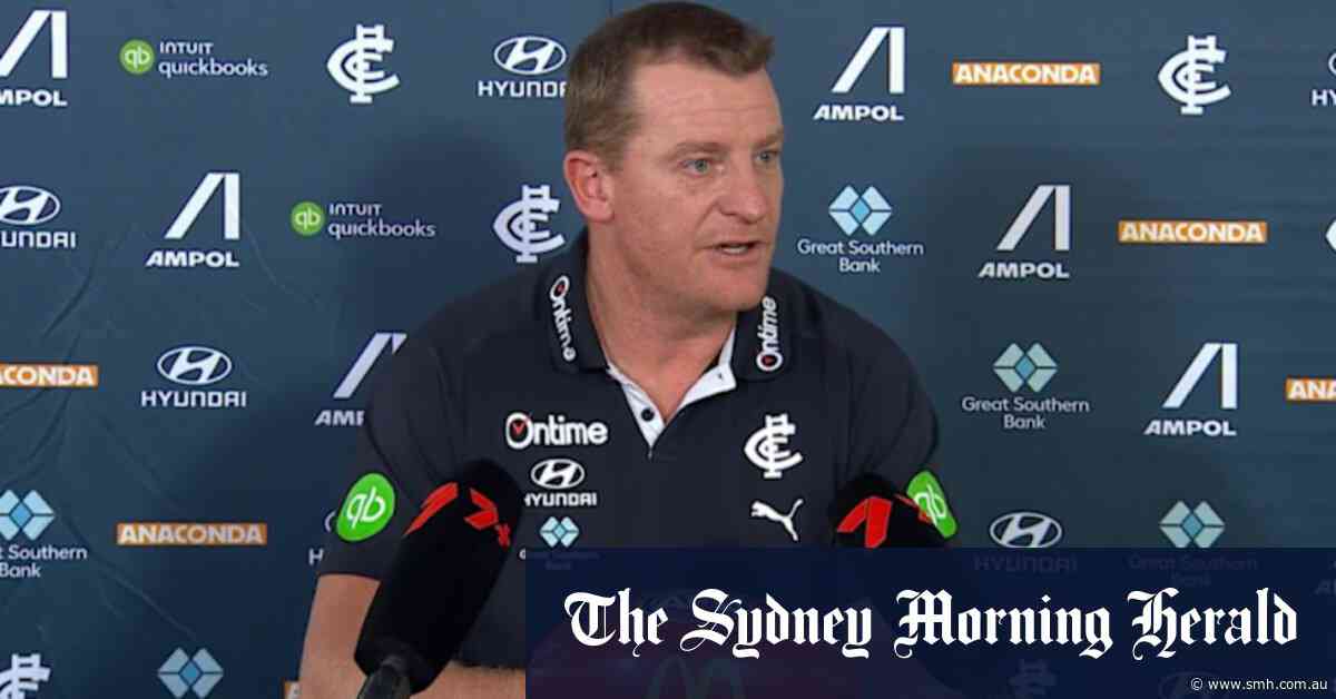 Voss' flat admission after Carlton fadeout