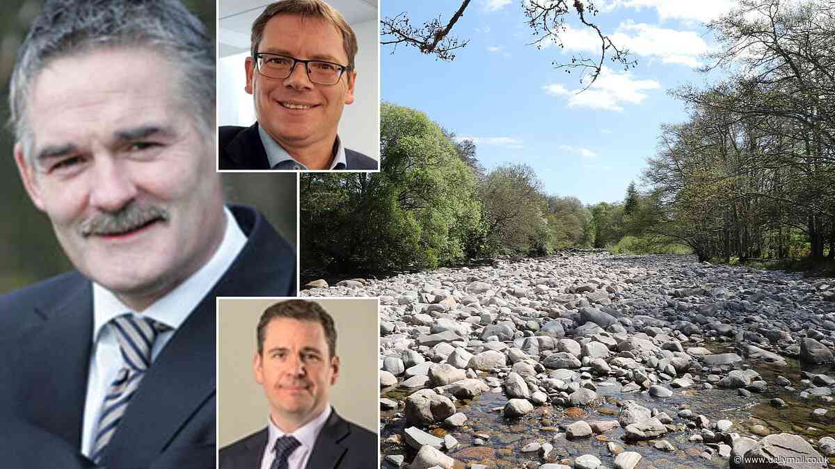 For heaven's sake just fix the leaks! As water chiefs sound alarm during driest spell in 60 years, shock figures show a staggering 450 million litres are lost every day