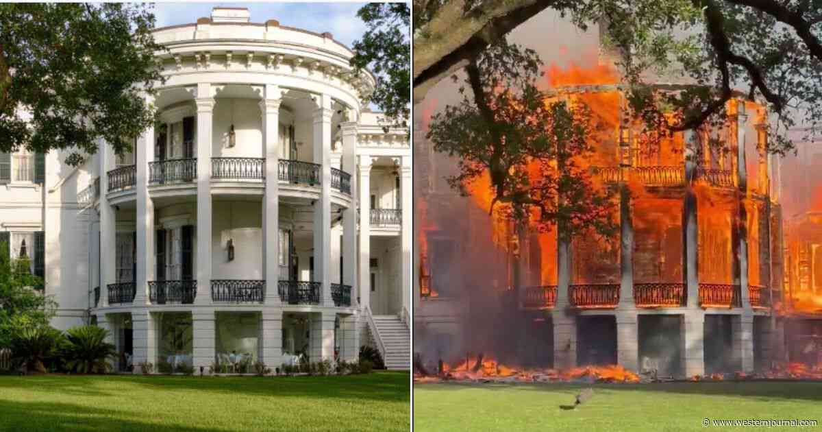 Historic Antebellum Mansion Destroyed in Massive Blaze - Investigation Underway