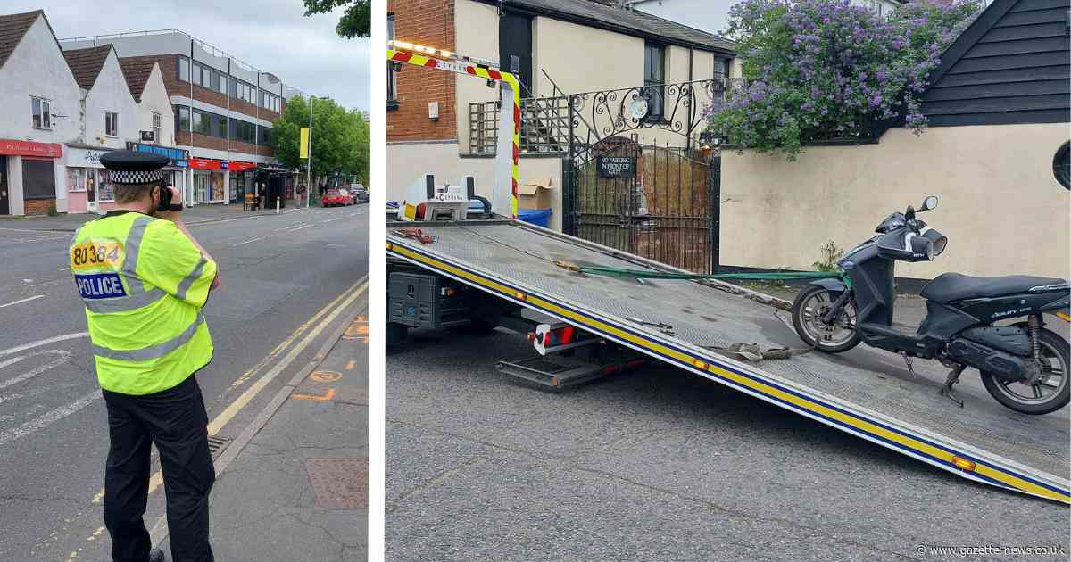 Police seize vehicle and conduct speed checks in North Station Road