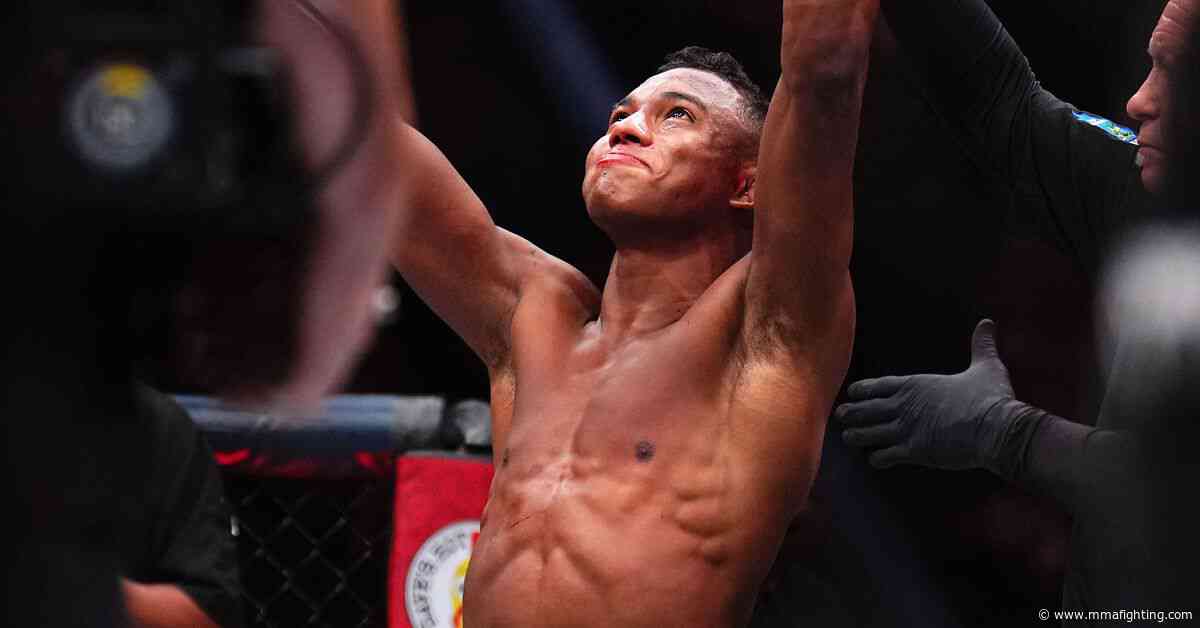 Mairon Santos done brooding over unfair win, calls for 2nd-round knockout of Sodiq Yusuff at UFC Vegas 106