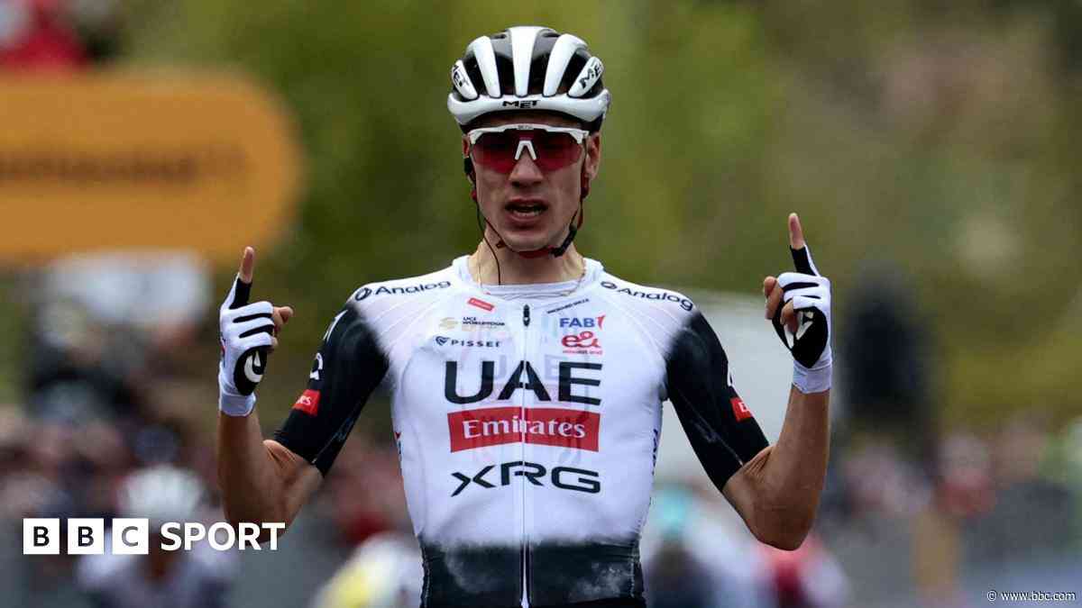 Ayuso wins Giro stage as Roglic claims pink jersey