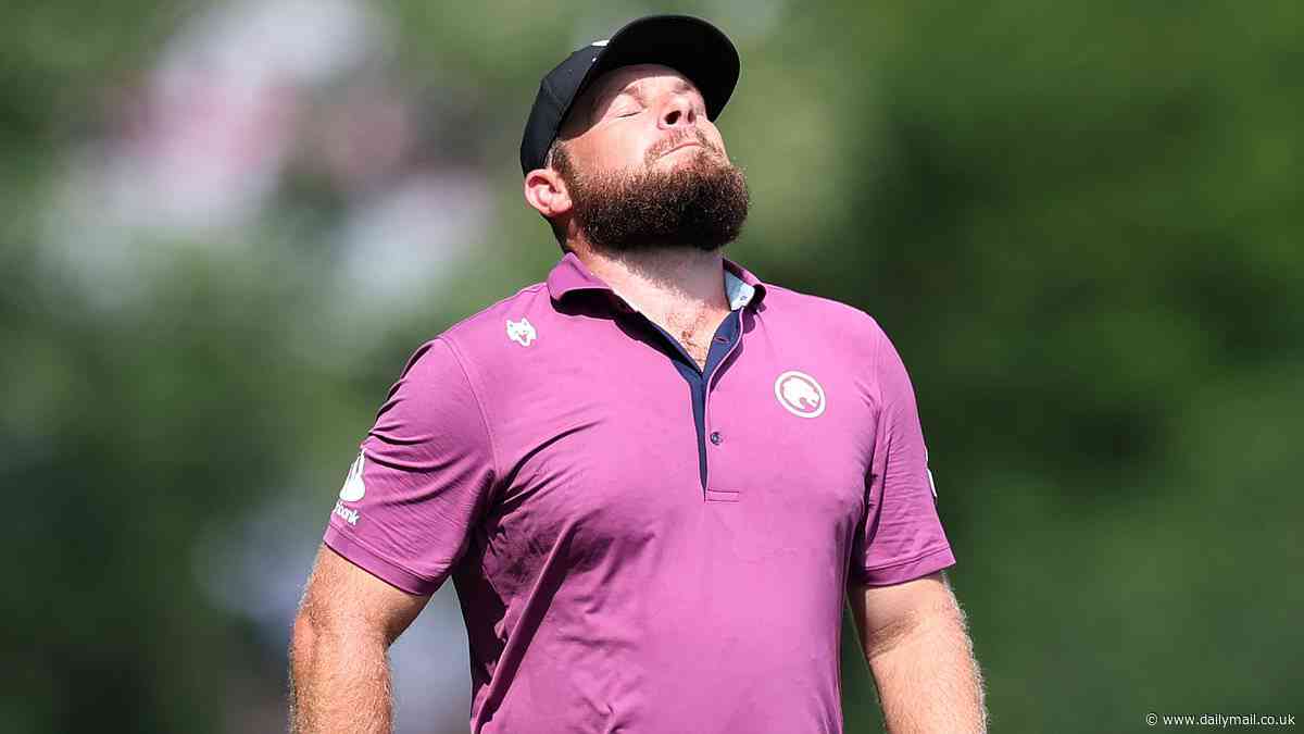 Hot-headed Tyrrell Hatton turns air blue after going up the creek as golf's most combustible character falls out of PGA Championship contention
