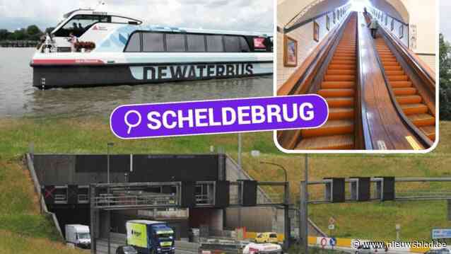 Tien tunnels, één brug en vier veren: hoe kruis je de Schelde in tijden van Oosterweel- en metrowerken?