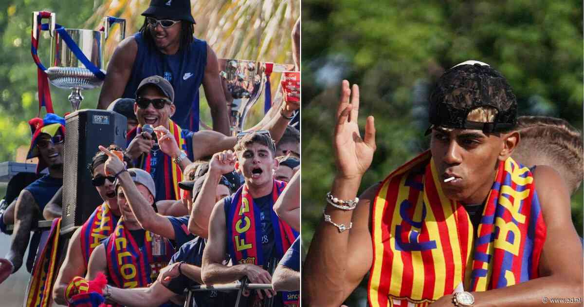 FC Barcelona viert glansrijk seizoen, maar schulden van 1,3 miljard hangen als donderwolk boven het succes