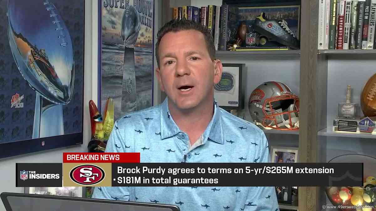 Rapoport: Brock Purdy, 49ers agree to terms on five-year, $265M contract extension
