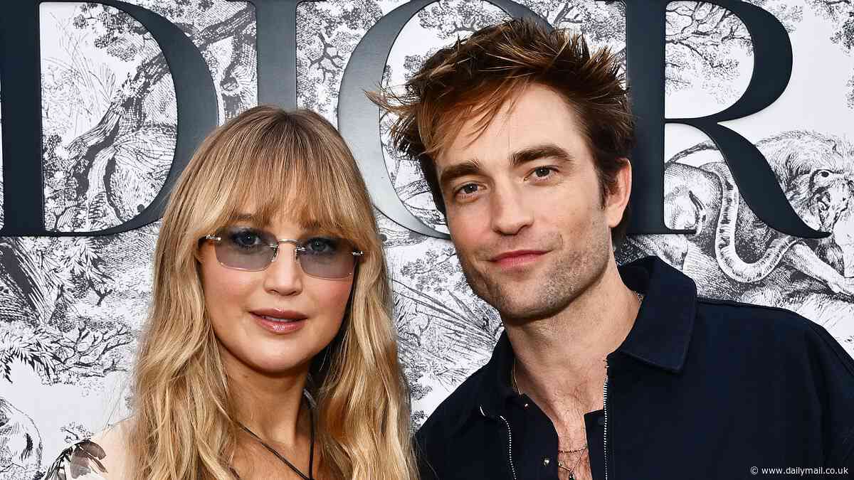 Jennifer Lawrence cuts a stylish figure in sheer floral dress as she joins Robert Pattinson at Dior event in Cannes