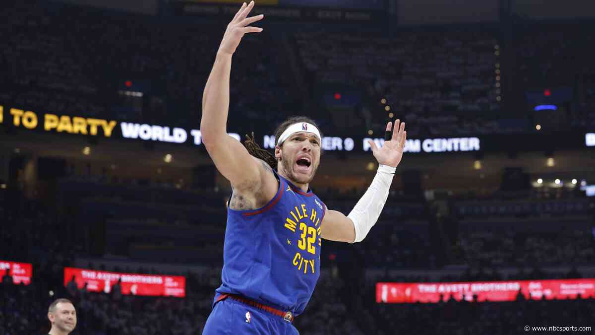Nuggets&#39; Aaron Gordon suffers hamstring strain, availability for Game 7 Sunday in serious doubt