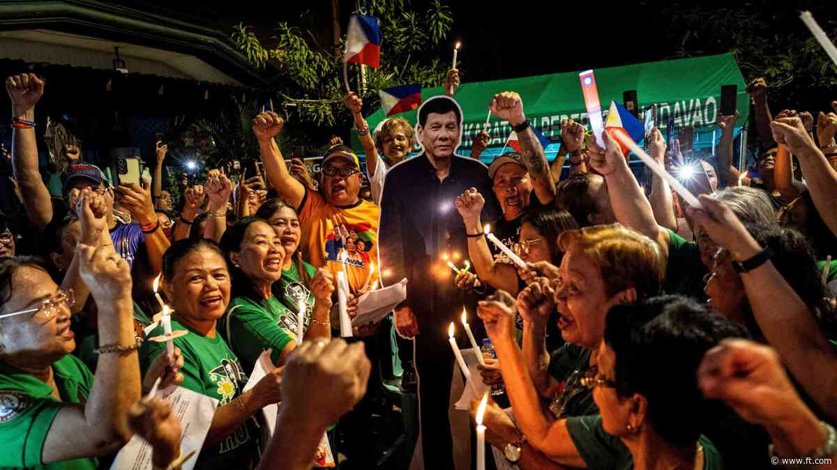 Locked up and re-elected: Philippines’ Duterte wins poll from cell in Hague