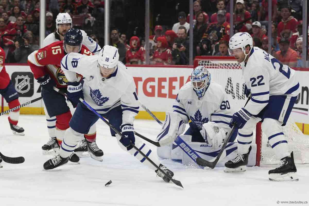 Auston Matthews breaks through, Maple Leafs beat Panthers 2-0 to force Game 7