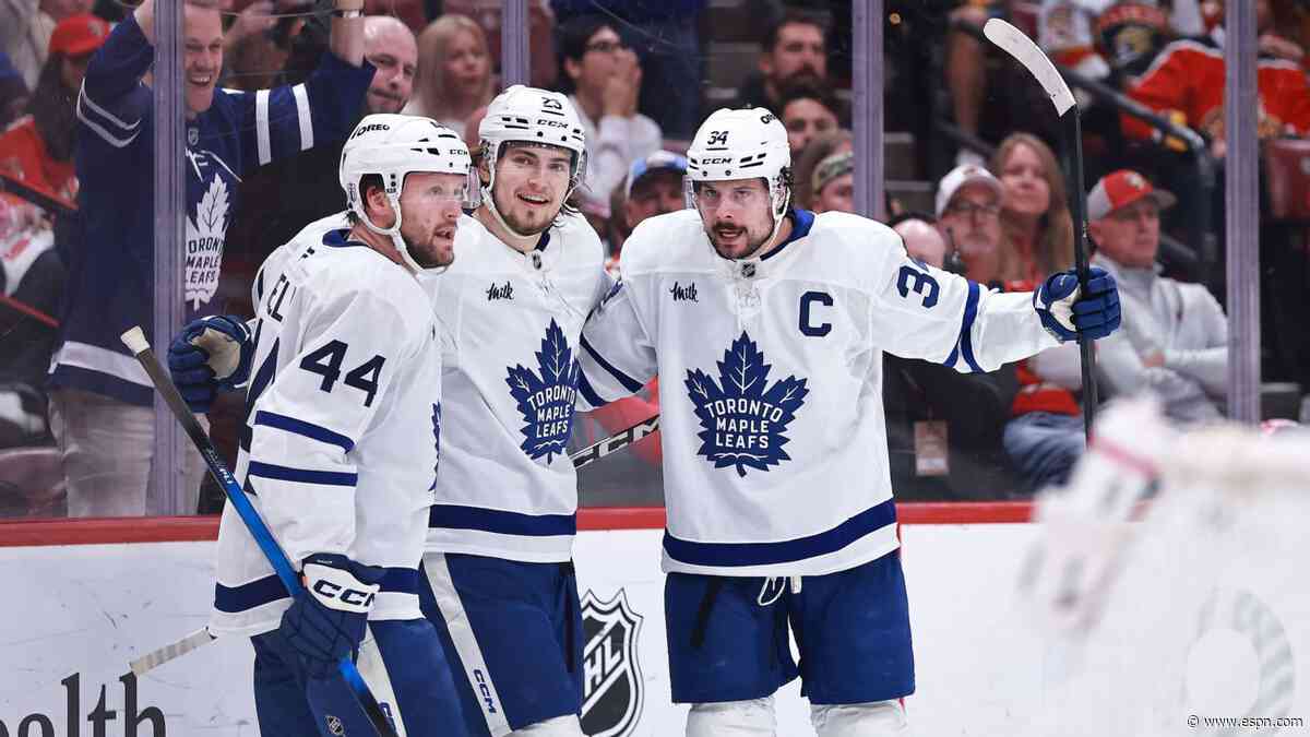 Matthews helps Leafs top Panthers, force Game 7