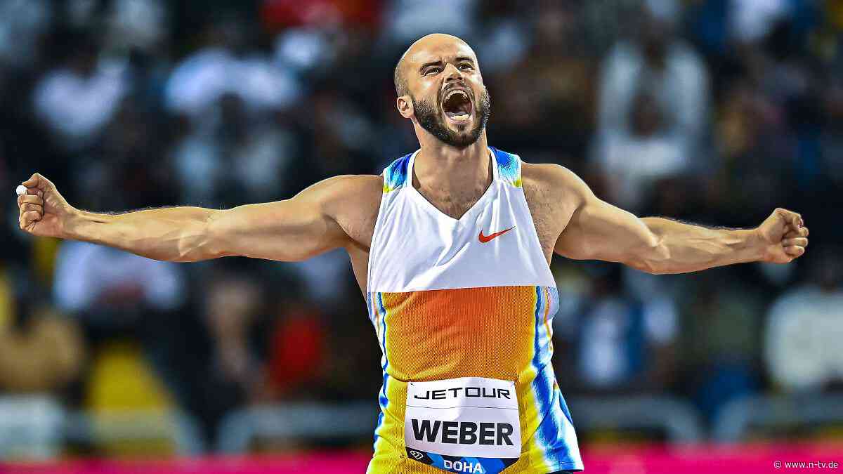"Einfach großartig gefühlt": Nach Mega-Wurf weiß Julian Weber nicht, "was passiert ist"