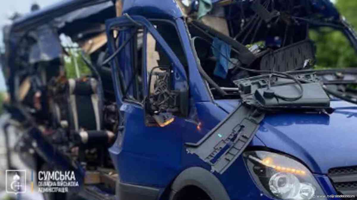 Negen doden door Russische aanval op Oekraïense bus met burgers
