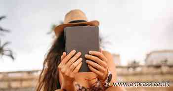 Woman reads from Kindle and physical book to see which is faster