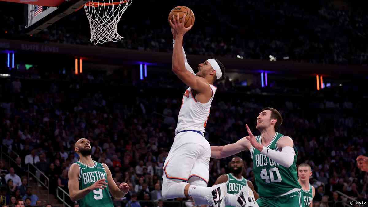 Josh Hart records first Knicks playoff triple-double in over 50 years to help eliminate Celtics in Game 6