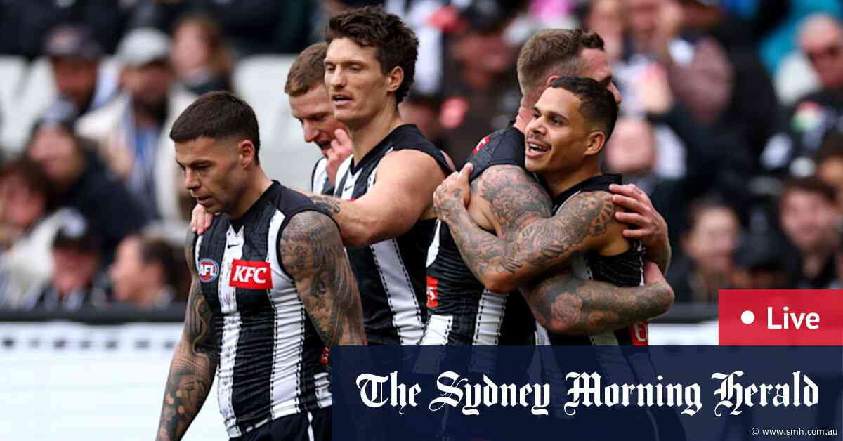 AFL live: McRae’s heartfelt message for the Selwoods after Pies’ wintry MCG victory; Smith rallies the Cats against Port