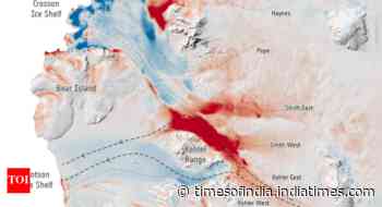 Ice theft in Antarctica: A glacier stealing ice from its neighbour, raising sea levels, as well as concerns