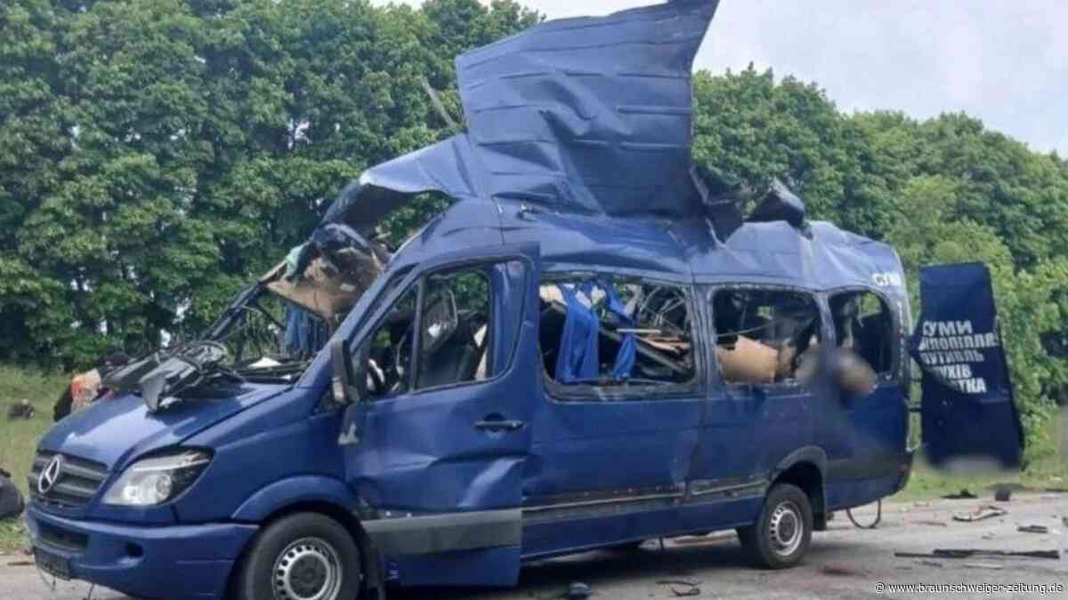 Neun Tote bei russischem Angriff auf Bus mit Zivilisten