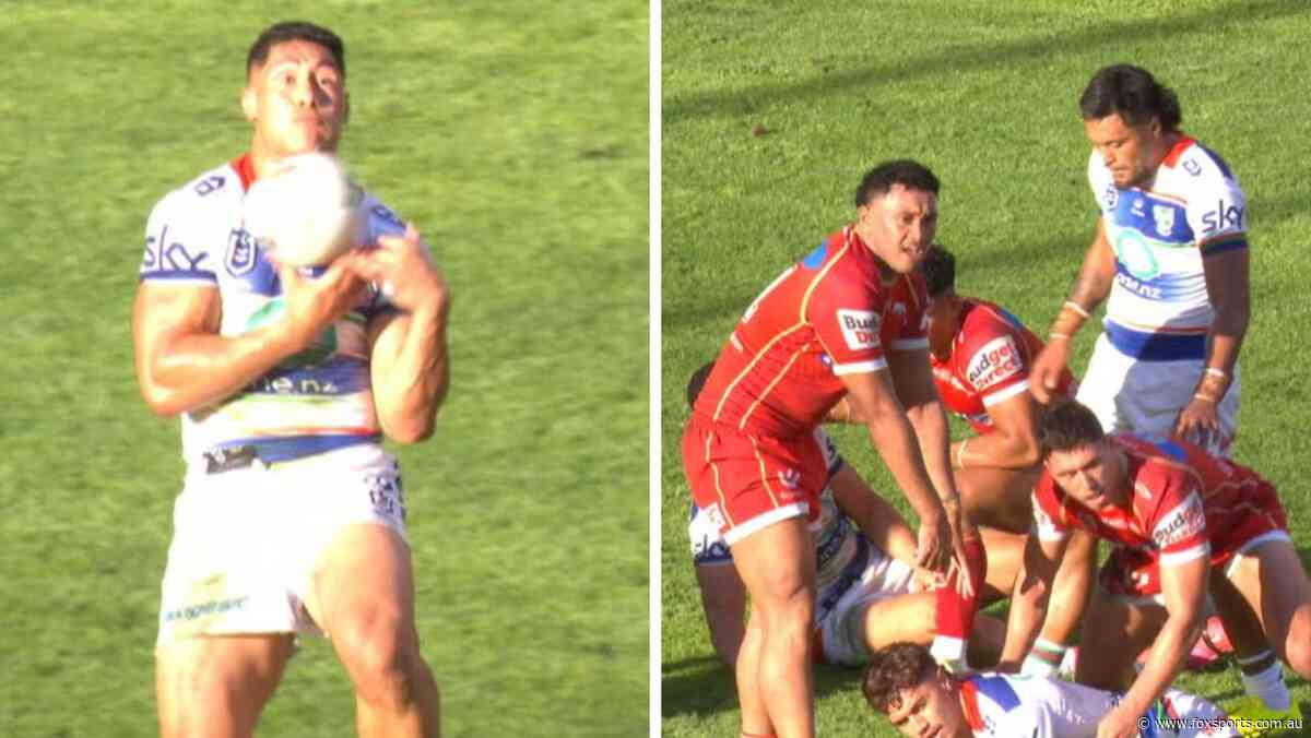 Warriors outlast Dolphins comeback as controversial call proves costly amid QLD blow