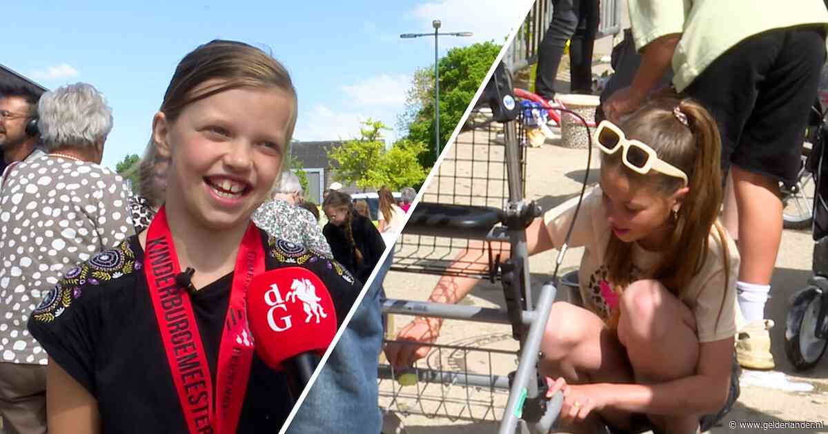 KIJK | Lotte (10) opent bijzondere ‘wasstraat’ voor ouderen