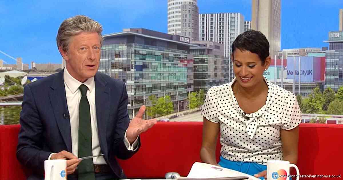 BBC Breakfast's Charlie Stayt says 'I don't know' as he responds to awkward bedroom blunder