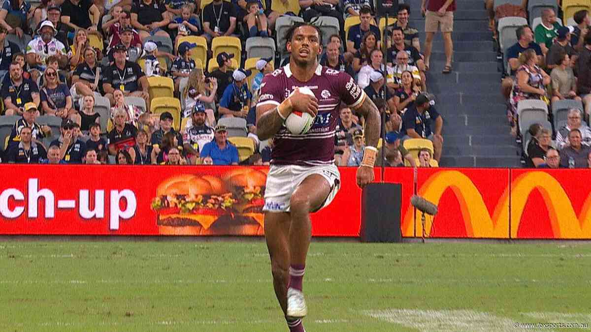 LIVE NRL: Saab’s long-range stunner as Sea Eagles lead Cowboys