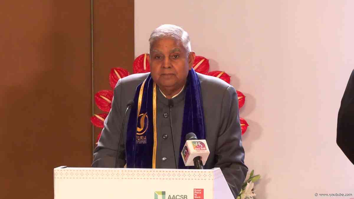 Vice- President's Address | Annual Convocation of Jaipuria Institute of Management | 17 May, 2025