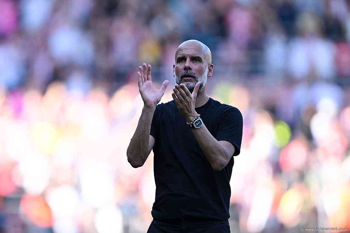 Pep Guardiola rails at Premier League over game scheduled 72 hours after FA Cup final