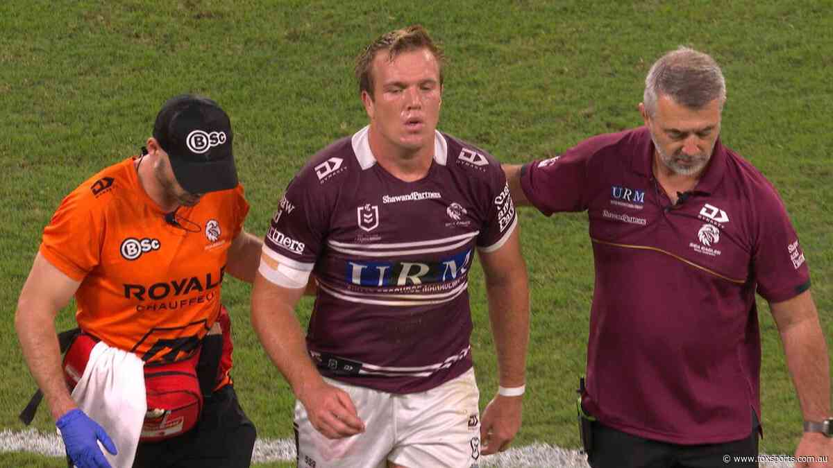 LIVE NRL: Blues blow amid Trbojevic head knock as Cowboys draw level with Manly