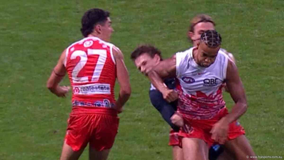 ‘Play within the rules’: Swans duo facing bans over bumps