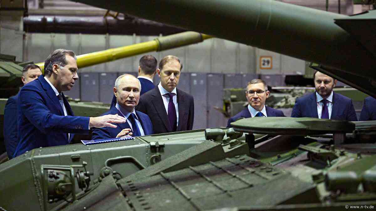 Wirtschaft auf Krieg getrimmt: Putin kann sich Frieden nicht leisten