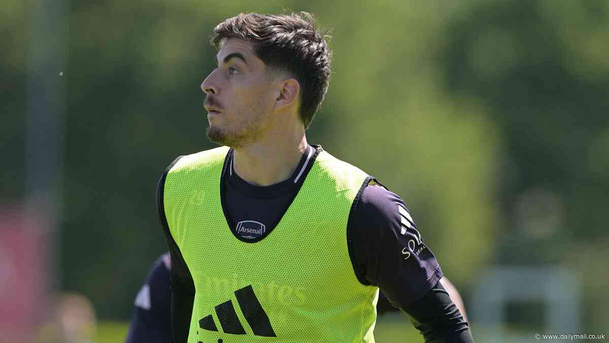 Mikel Arteta reveals Kai Havertz has undergone a 'body transformation' while recovering from hamstring injury as fans notice dramatic change
