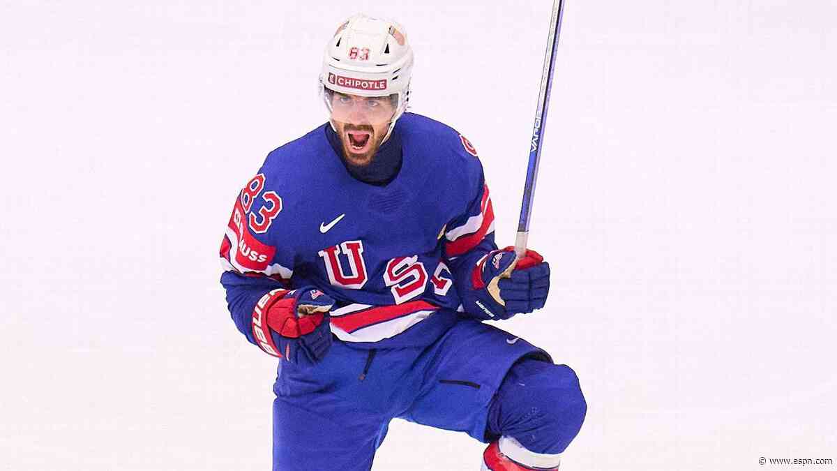 U.S. beats Germany 6-3 at ice hockey worlds