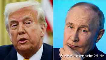 Trump telefoniert am Montag mit Putin über Ukraine-Krieg