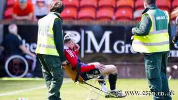 Aberdeen's MacKenzie hit by seat from own fans