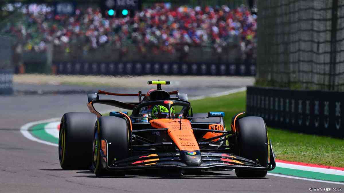 Norris fastest in final practice at Emilia-Romagna
