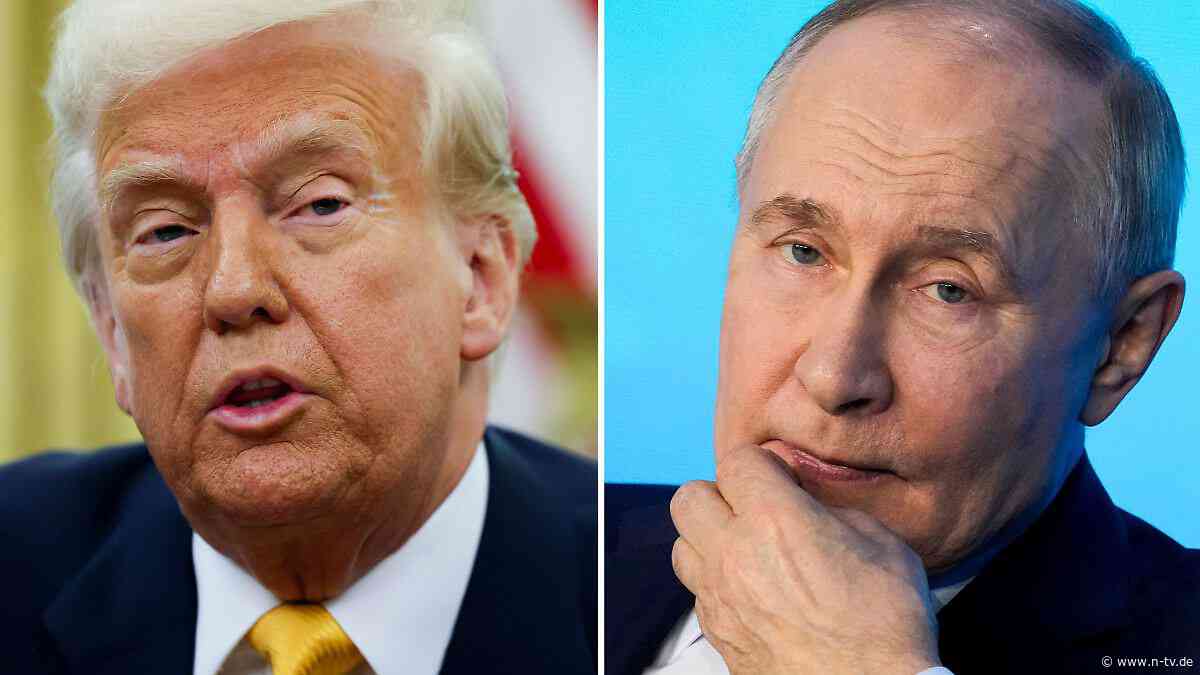 Gespräch über Waffenruhe: Trump: Telefoniere am Montag mit Putin