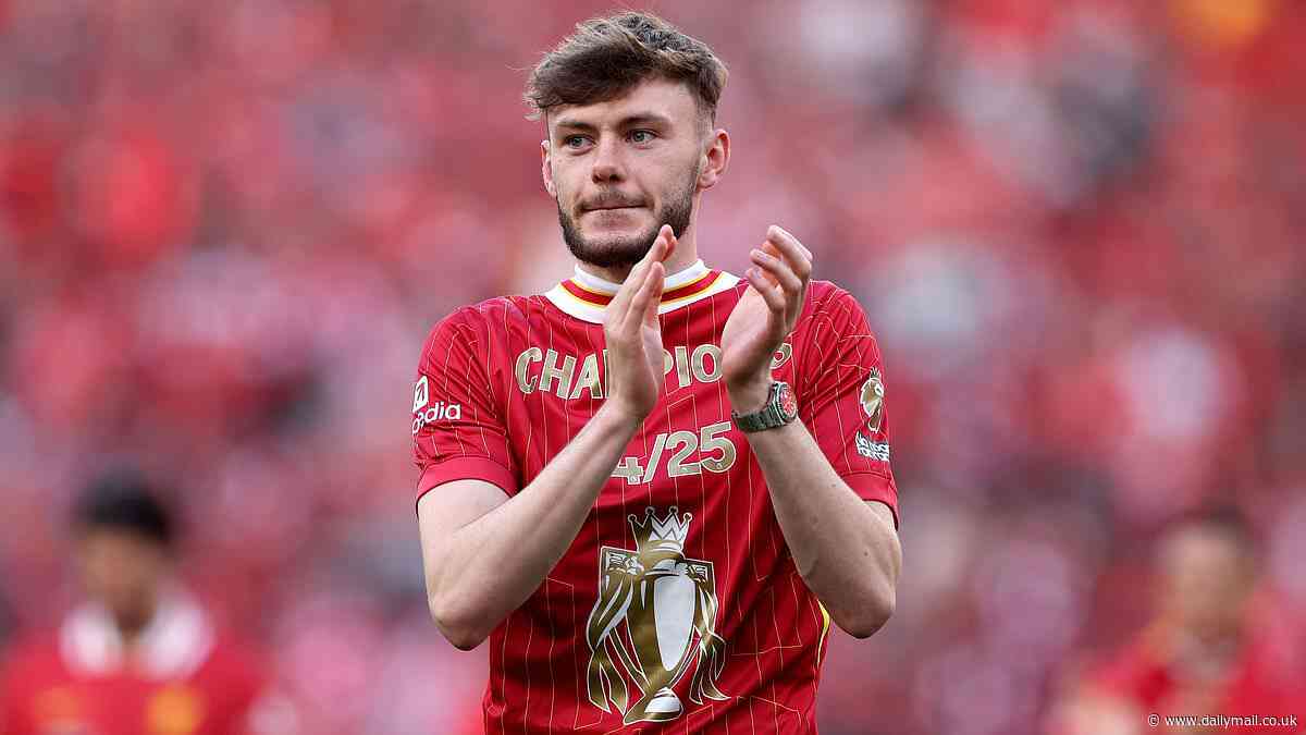 Conor Bradley signs new long-term Liverpool contract - as Reds reaffirm faith in full back ahead of Trent Alexander-Arnold's exit