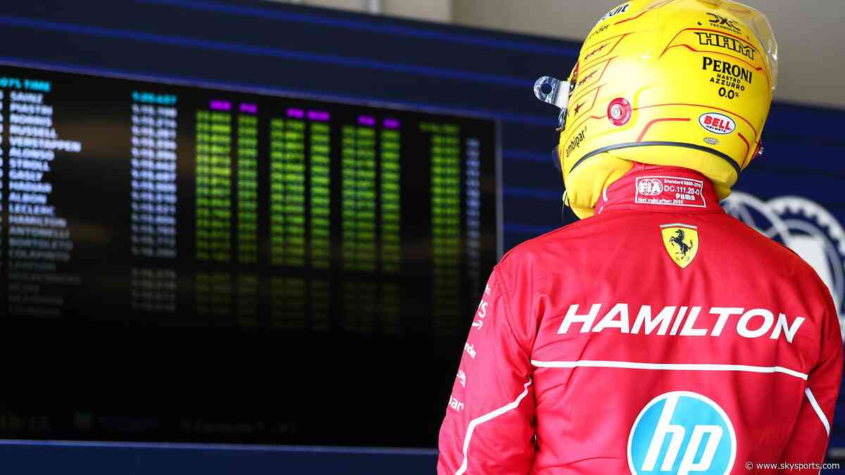 Hamilton 'devastated' by Ferrari's qualifying shocker on home debut