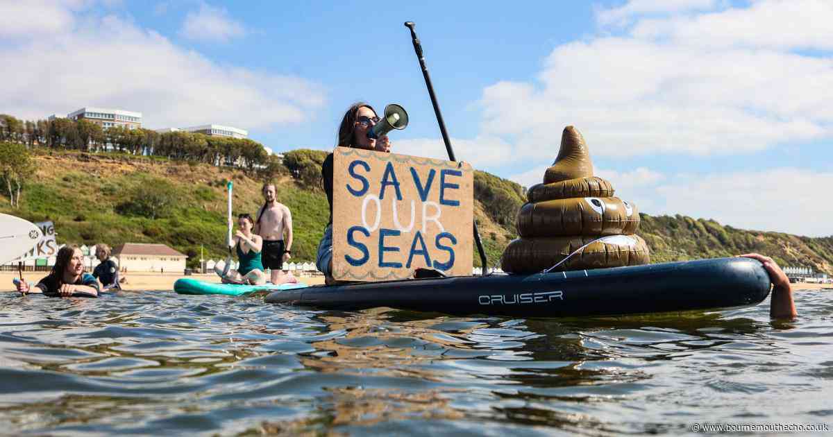 'It starts with words and ends with action': Paddle-out to protest against sewage