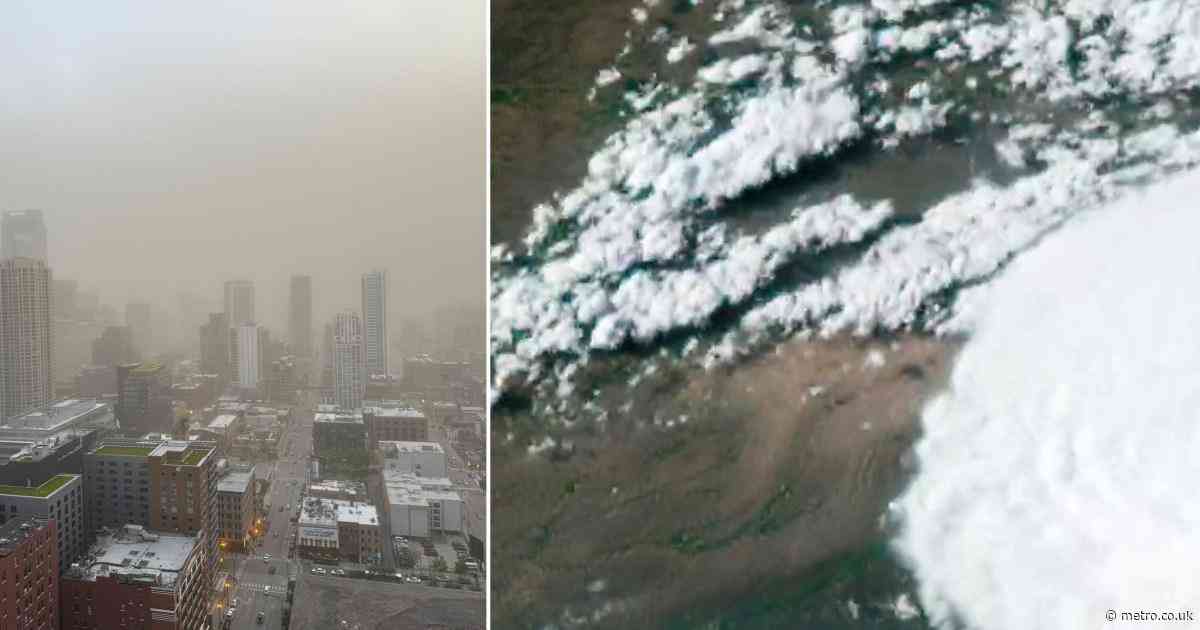 Satellite images show apocalyptic ‘wall of dust’ swallowing Chicago