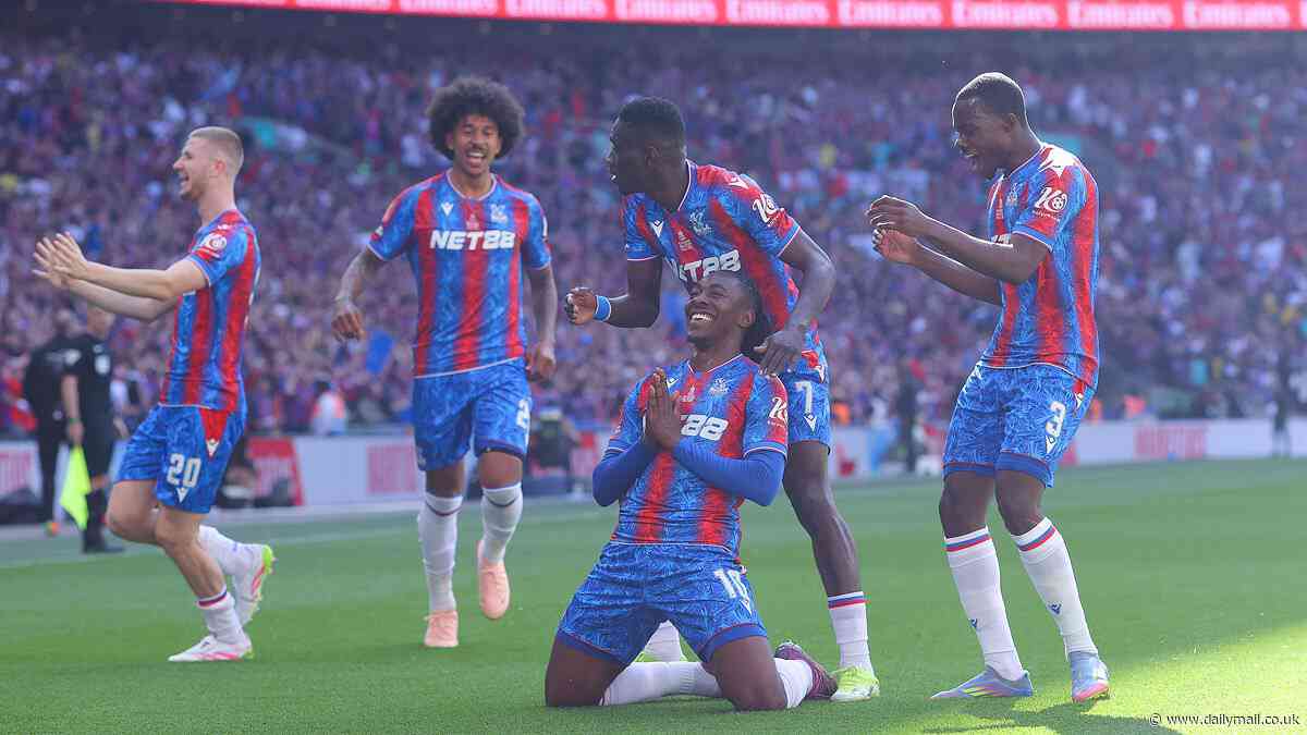 Crystal Palace 1-0 Man City: Eberechi Eze's first half goal leads Eagles to FIRST major trophy in history after Dean Henderson saved Omar Marmoush's penalty