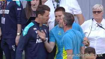 FA Cup final turns ugly: Man City and Crystal Palace coaching staff SQUARE OFF during heated touchline row as tensions flare at Wembley