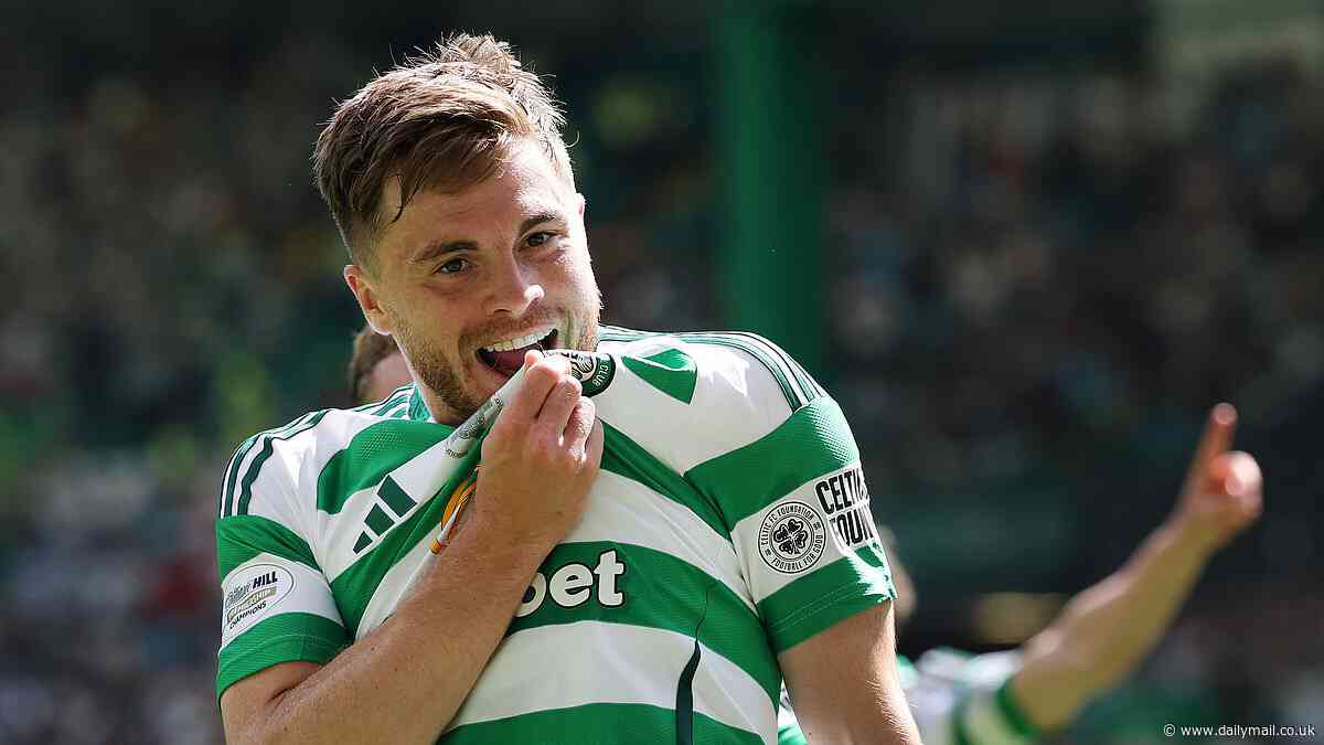 Celtic 1 St Mirren 1: Forrest comes off bench to find net for 16th season in a row and get his fairytale finish