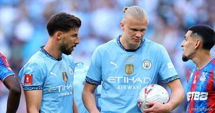 The reason Erling Haaland didn’t take penalty in Man City FA Cup final defeat